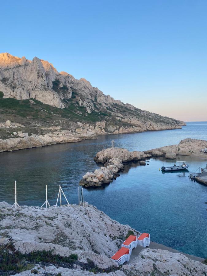 Au Coeur Du Parc National Du Massif Des Calanques, La Flibuste Des Goudes, Maison 2 Chambres, Climatisee, Jardins, Solarium, Proche Plage, Large Vue Mer มาร์กเซย ภายนอก รูปภาพ
